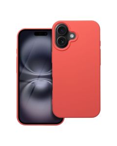 SILICONE case for IPHONE 16 peach