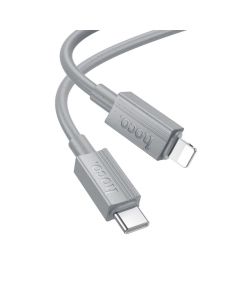 Cable USB C to Lightning Hoco PD 27W 1 m X107 gray