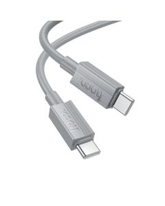 Cable USB C to USB C Hoco 3A 60W 1 m X107 gray