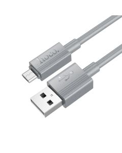Cable USB A to Micro USB Hoco 2 4A 1 m X107 gray
