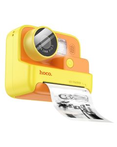 Digital kids camera with printer Hoco 1MP 2 0 HD Ready DV200 yellow