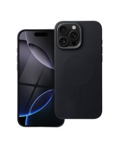 SILICONE MAG COVER (big hole) case compatible with MagSafe for IPHONE 16 Pro Max black