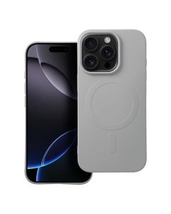 SILICONE MAG COVER (big hole) case compatible with MagSafe for IPHONE 16 Pro titanium