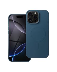 SILICONE MAG COVER (big hole) case compatible with MagSafe for IPHONE 16 Pro Max blue