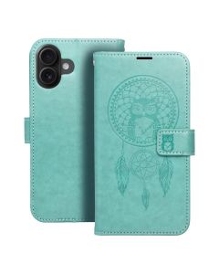 MEZZO Book case for IPHONE 16 Plus dreamcatcher green