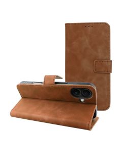 TENDER Book Case for IPHONE 16 Plus ( 6.7 brown