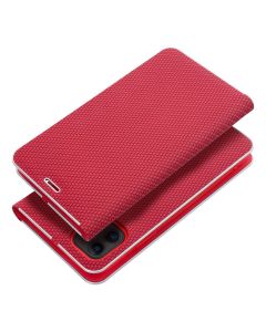 LUNA Book Carbon for IPHONE 16 red