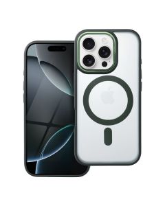 MATTE MAG COVER case compatible with MagSafe for IPHONE 16 Pro green