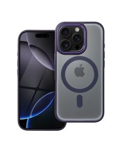 MATTE MAG COVER case compatible with MagSafe for IPHONE 16 Pro purple