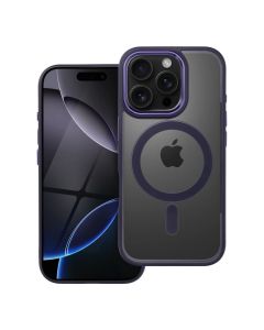 COLOR EDGE MAG COVER case compatible with MagSafe for IPHONE 16 Pro deep purple