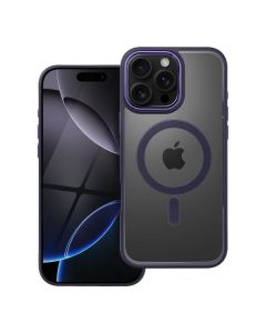 COLOR EDGE MAG COVER case compatible with MagSafe for IPHONE 16 Pro Max deep purple