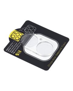 5D Full Glue Camera Tempered Glass - for iPhone 16 Plus Transparent