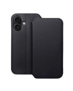 DUAL POCKET Book case for IPHONE 16 black