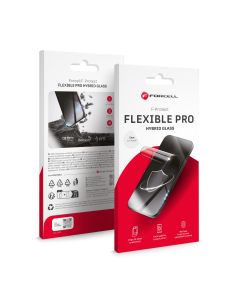 Hybrid glass to iPhone 16 PRO MAX Forcell Flexible 5D black