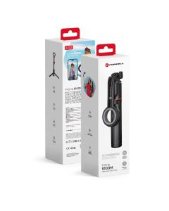FORCELL F-GRIP MagSelfie S100M selfie stick with wireless remote control black