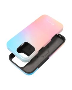FORCELL F-PROTECT Mirage  Military Drop-Tested case compatible with MagSafe for IPHONE 16 PRO MAX pinky blue