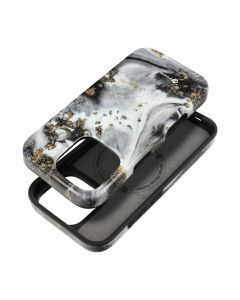 FORCELL F-PROTECT Mirage  Military Drop-Tested case compatible with MagSafe for IPHONE 16 PRO silver fog