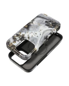 FORCELL F-PROTECT Mirage  Military Drop-Tested case compatible with MagSafe for IPHONE 16 PLUS silver fog