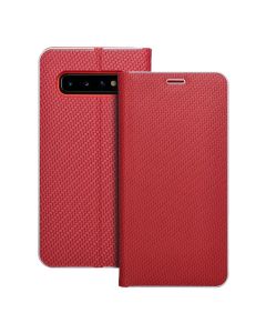 LUNA Book Carbon for SAMSUNG S10 red