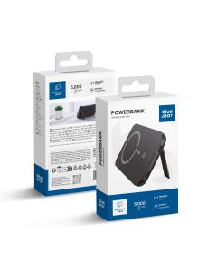 Powerbank compatible with MagSafe Blue Star 5000 mAh 2A 5W W0553 black