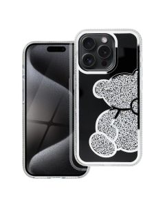 TEDDY BEAR Case for IPHONE 16 silver