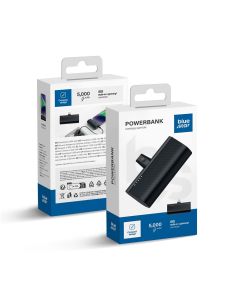 Powerbank Blue Star 5000 mAh with built-in connector Lightning 2 1A W0556P black