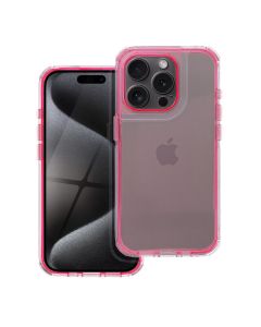 MATRIX CLEAR Case for IPHONE 15 powder pink