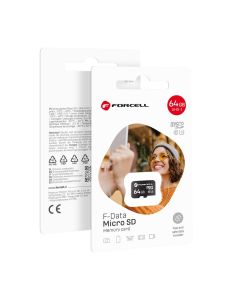 FORCELL F-DATA memory card 64GB UHS-I U3 class 10