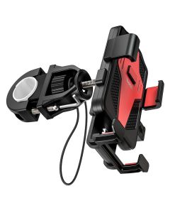 HOCO bike / motorcycle clamp holder for handlebar CA73 black red