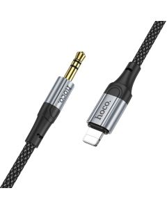 Cable AUX Lightning to Jack 3 5 mm Hoco 1 m UPA26 black