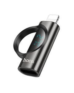 Adapter Lightning to USB C Hoco PD 2 4A 27W with display UA32B black