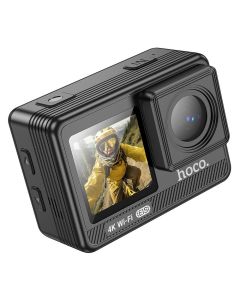 Sports camera Hoco with two screens 1 3 + 2 anti-shake IPS 4K/30fps DV102 black