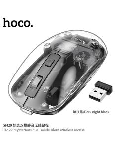 Wireless mouse Hoco 2 4G 1600 dpi GM29 dark night black