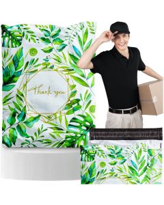 Courier foil envelopes 255 x 370 mm pattern with the inscription Thank you RC131 50 pcs multicolor