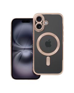 ELECTRO MAG COVER case compatible with MagSafe for IPHONE 16 brown