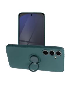 SILICONE RING case for SAMSUNG S24 FE green