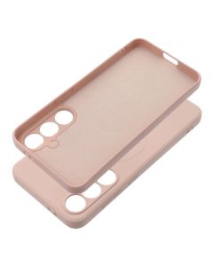 SILICONE MAG COVER case compatible with MagSafe for SAMSUNG S24 FE pink