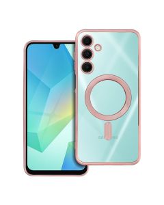ELECTRO MAG COVER case compatible with MagSafe for SAMSUNG A16 5G / A16 4G rose gold