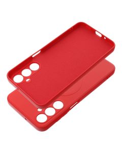 SILICONE MAG COVER case compatible with MagSafe for SAMSUNG A16 5G / A16 4G red