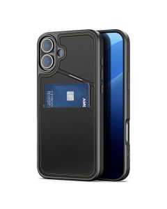 DUX DUCIS case RAFI II MAG with stand compatible with MagSafe for IPHONE 16 black