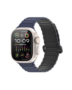 DUX DUCIS strap KJ nylon for Apple Watch 42 / 44 / 45 / 49 mm black/blue