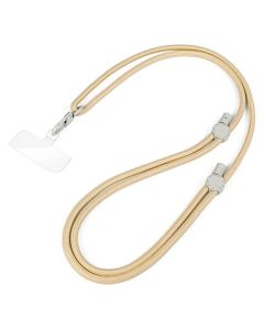 DUX DUCIS Plaz - cross-body phone strap - yellow