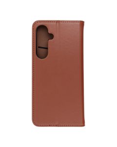 SMART PRO Book leather case for SAMSUNG S24 FE brown