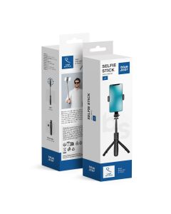 BLUE STAR selfie stick with wireless remote control tripod L21 black