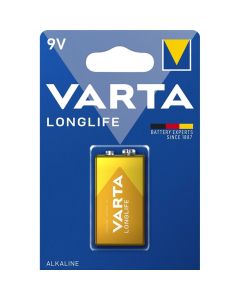 VARTA alkaline battery 9V (Type 6LR61) Longlife 1 pcs