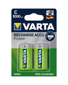 VARTA rechargeable battery R14 (Type C) 3000mAh Accu Power 2 pcs
