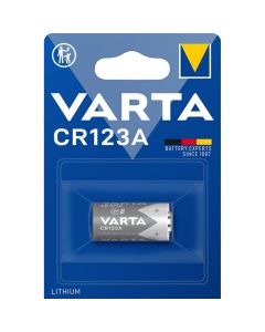 VARTA lithium battery CR123A 3V 1 pcs