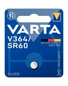 VARTA silver battery V364 (Type SR60) 1 pcs