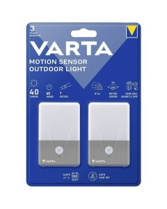 VARTA motion sensor outdoor light 16634 2 pcs