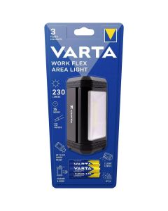 VARTA flashlight LED Work flex area 17648 + 3 x bateries R6 (AA)